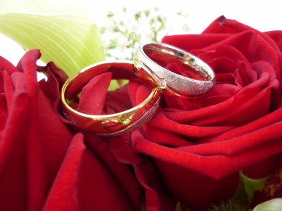 Glückwünsche zur Vermählung