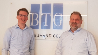 BTG - Empfangsbereich neu gestaltet